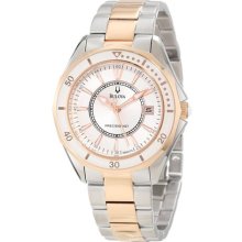 Bulova Women's 98M113 Two Tone Bracelet Watch ...