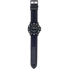 Caliber Ani Digi Cordura Strap Watch - Black/Green - One Size