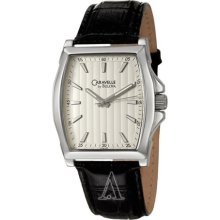 Caravelle by Bulova Men's 43A102 Leather strap Watch ...