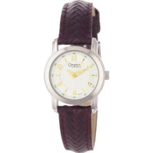 Caravelle by Bulova Women's Genuine Leather Watch 43L124