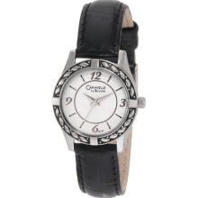 Caravelle by Bulova Women's 43L132 Antique Black leather Watch