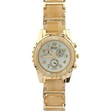 Carrigan's Two Tone Boyfriend Watch - Gold and Marble - Final Sale