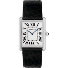 Cartier Men's Tank Solo Silver Dial Watch W1018355