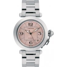 Cartier Pasha C Pink Automatic Unisex Watch W31075M7