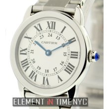 Cartier Ronde Solo Collection Ronde Solo Small 29mm Stainless Steel Quartz