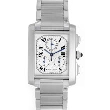 Cartier Tank Francaise Chronograph Men's Watch W51001Q3