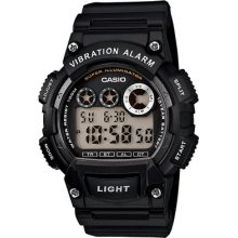 Casio 2013 Super-illuminator Vibration Alarm 10 Year Battery Watch W-735h-1av