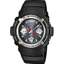 Casio G-shock Analogue Solar Radio Controlled Gents Watch Awg-m100-1aer