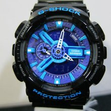 Casio G-shock Hyper Colour X Large Watch Ga110hc-1a Ship By Express Au