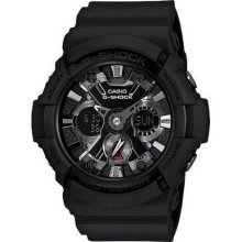 Casio Men's Ga201-1a G-shock Shock Resistant Black Resin Analog Sport Watch