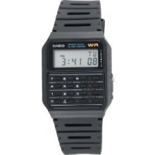 Casio Men's Twincept Databank Ani-digi Resin/calculator Watch