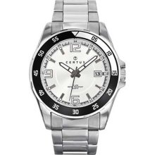 Certus Paris Stainless Steel Men's Silver Dial Luminous Hands Wat ...