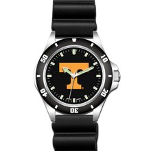 Challenger University Of Tennessee Watch with Black Rubber Bracelet