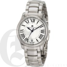 Charles-Hubert Women's Stainless Steel White Dial Quartz Watch 6897-W