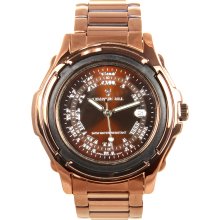 Charlie Jill Men's Bronzetone Steel Watch (WAT0815M-BNBN)