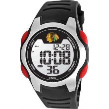 Chicago Blackhawks watch : Chicago Blackhawks Training Camp Watch - Silver/Black