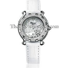 Chopard Happy Snowflake 32mm Steel Watch 278943-2001