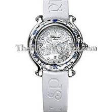 Chopard Happy Snowflake 32mm Steel Watch 278949-3001