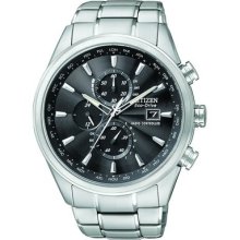 Citizen Eco-drive At Atomic World Perpetual Chrono Black Ss At8010-58e