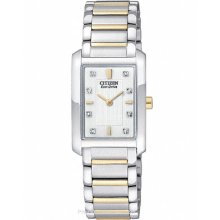 Citizen Eco-Drive Ladies Two-Tone Diamond Palidoro Watch EX1074-59A