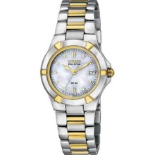 Citizen Eco-Drive Riva Two -Tone Ladies Watch EW1534-57D