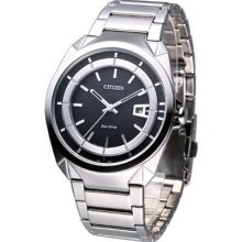 Citizen Gents Eco-drive Watch Black Aw1010-57e