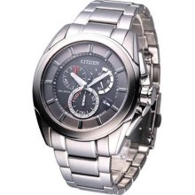 Citizen Men Gents Eco-drive Chronograph Watch Grey At0821-59h