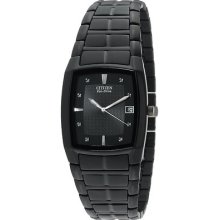 Citizen Men's Bm6555-54e Eco-drive Black Ion-plated Stainless Steel Watch $275