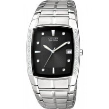 Citizen Mens Eco-Drive Diamond Accented Dress Watch