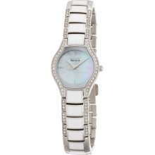 Citizen Women's EW9870-72D Eco-Drive Normandie White Resin Watchand Bracelet Set