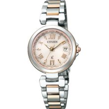 Citizen Xc Ec1034-59w Happy Flight Eco-drive Solar Atomic Women's Watch