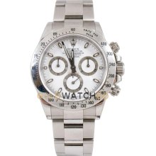 Daytona Stainless Steel Model 116520 White Face