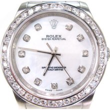 Diamond Rolex Watch Collection Oyster Perpetual Steel 116000 3.50ct