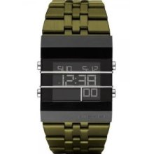 Diesel Men's Black Dial Aluminium Digital Watch - Diesel DZ7228