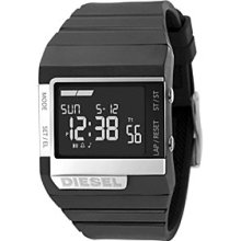 Diesel Men's Black Silcone Watch Men's