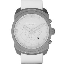 Diesel Silicone Watch In White