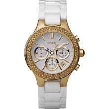 DKNY White Ceramic Ladies Watch NY4986