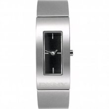 DKNY Women's NY4624 Silver Stainless-Steel Quartz Watch with Black