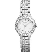 Dkny Women's Stainless Steel White Dial Quartz Watch