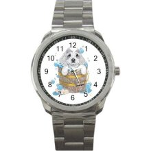 Dog Groomer Men's Sports Metal Stainless Steel Watch 14430599