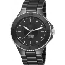 EL101322F15 Esprit Ladies Eirene All Black Watch