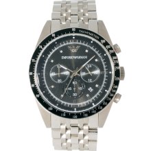 Emporio Armani AR5988 Silver Steel Watch Silver