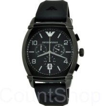 Emporio Armani Classic Chrono Ar0349 | Black Leather | Date | 37mm | 50m |