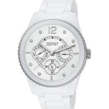 Esprit Women's Es105102002 Marin Spark White Analog Watch