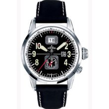 ESQ 07301129 Men's Beacon Dual Time Black Dial Watch