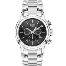 Esq By Movado Quest Chrono Black Dial Men's Watch 07301398