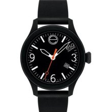 Esq Movado Swiss 'one' Black Silicone Strap Watch 07301442