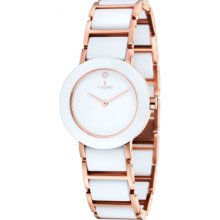 FJ-6004-44 Fjord Ladies CELILIA Ceramic 2 Hand Watch