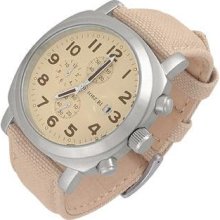 Forzieri Designer Men's Watches, Sahara Sand Chronograph Watch