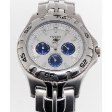 Fossil Bq 9165 Chronograph Stainless Steel Men's Sport Watch